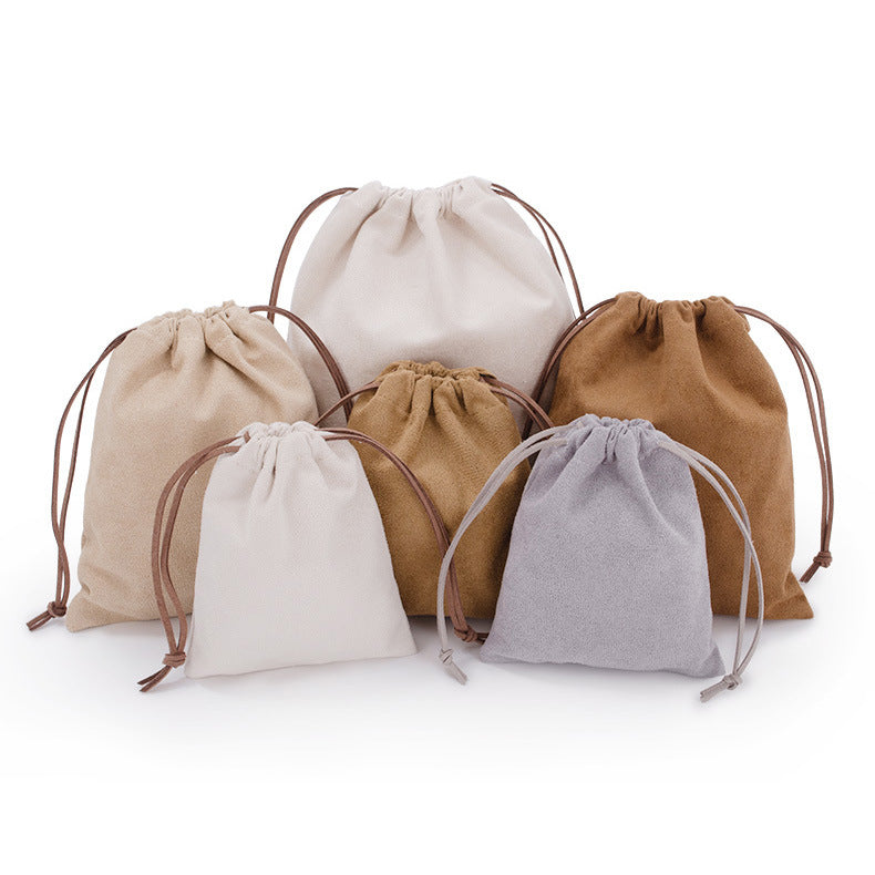 Sac de rangement cordon sac en velours